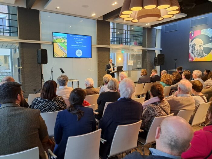 Foto van een presentatie