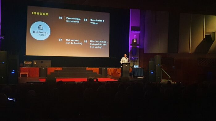 Foto van presentatie