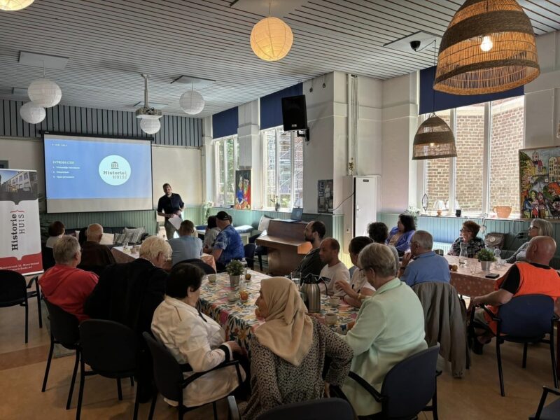 Foto van presentatie