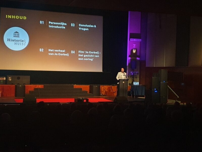 Foto van presentatie