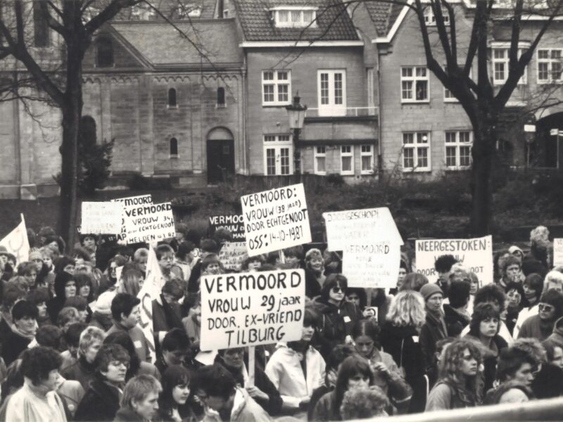 Demonstratie Munsterplein 1982