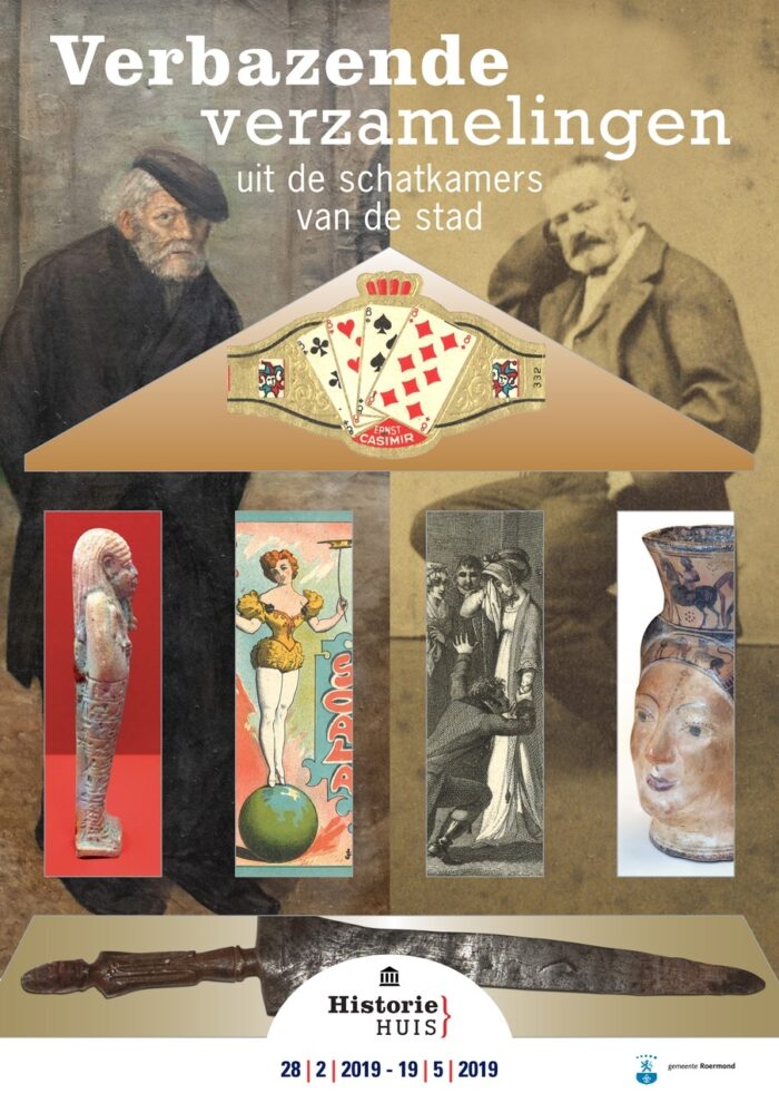 Verbazende verzamelingen expositie poster