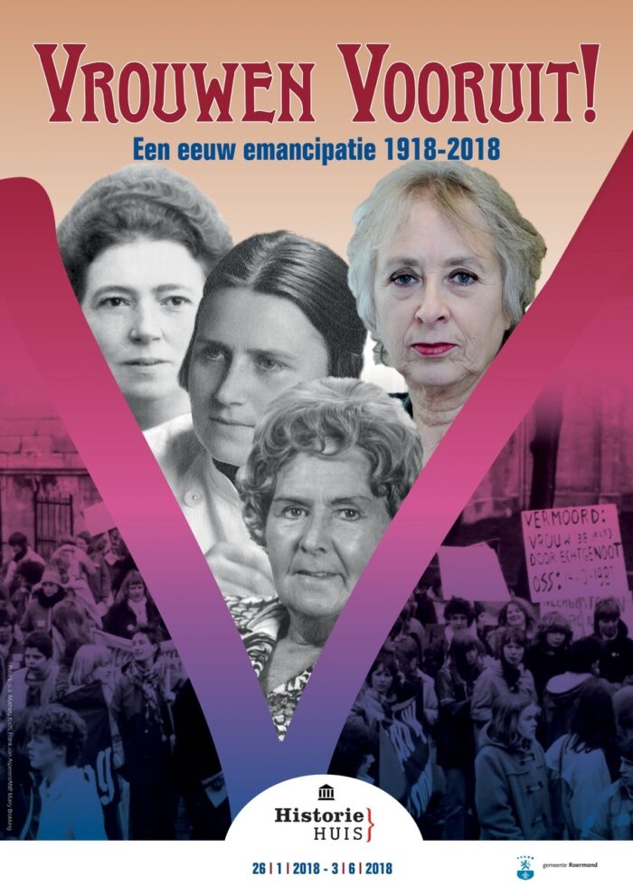Historiehuis roermond poster emancipatie vrouwenkiesrecht feminisme vrouwenbeweging